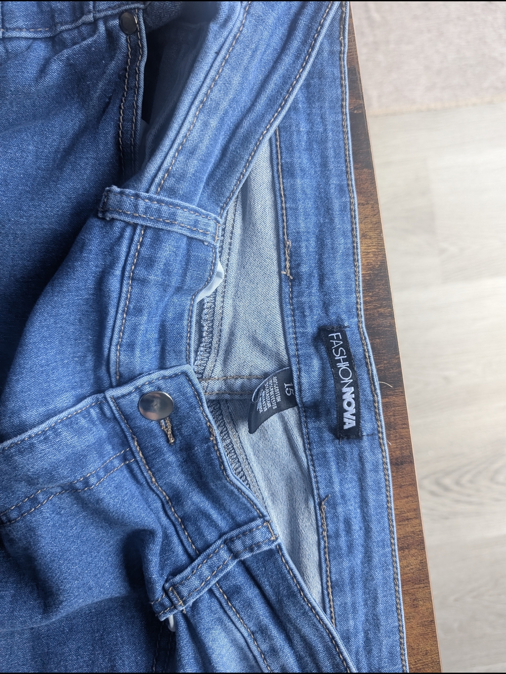 Fashion Nova Women's Blue Slim Jeans